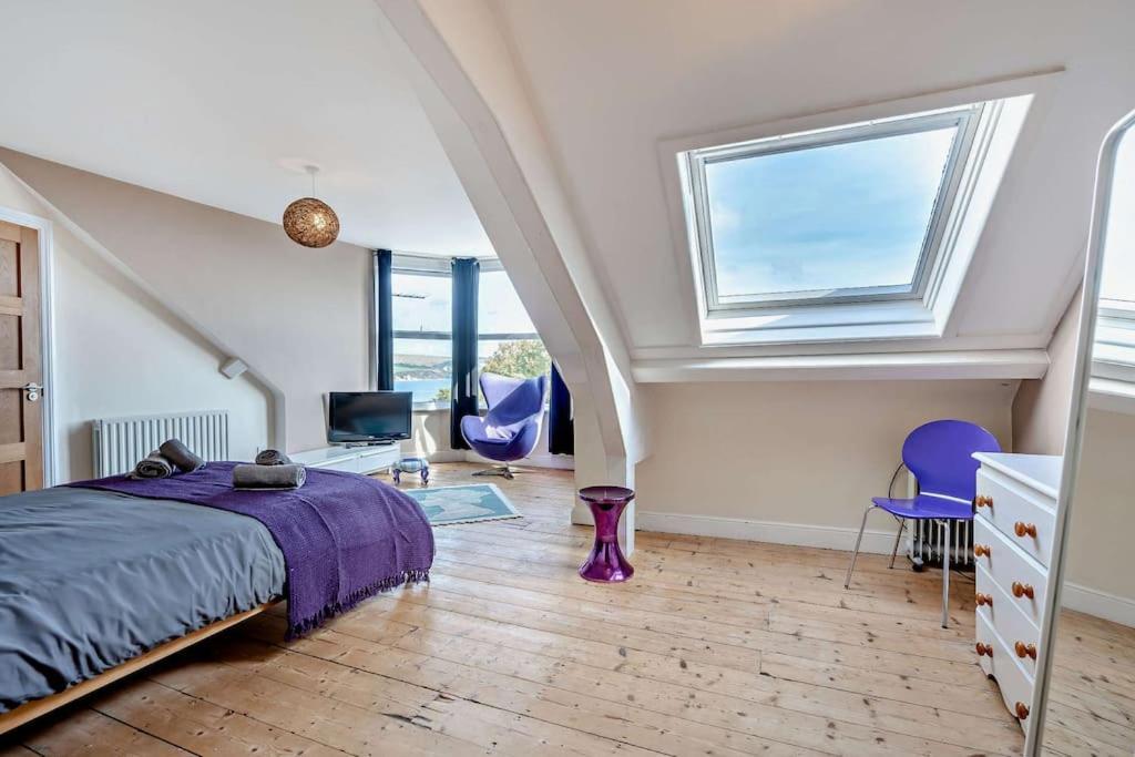 Dizzy Heights Swanage Sleeps 10 With Amazing Views Villa ภายนอก รูปภาพ